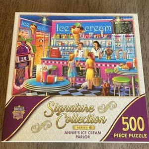 Master Pieces Annie’s Ice Cream Parlor 500 Piece Puzzle